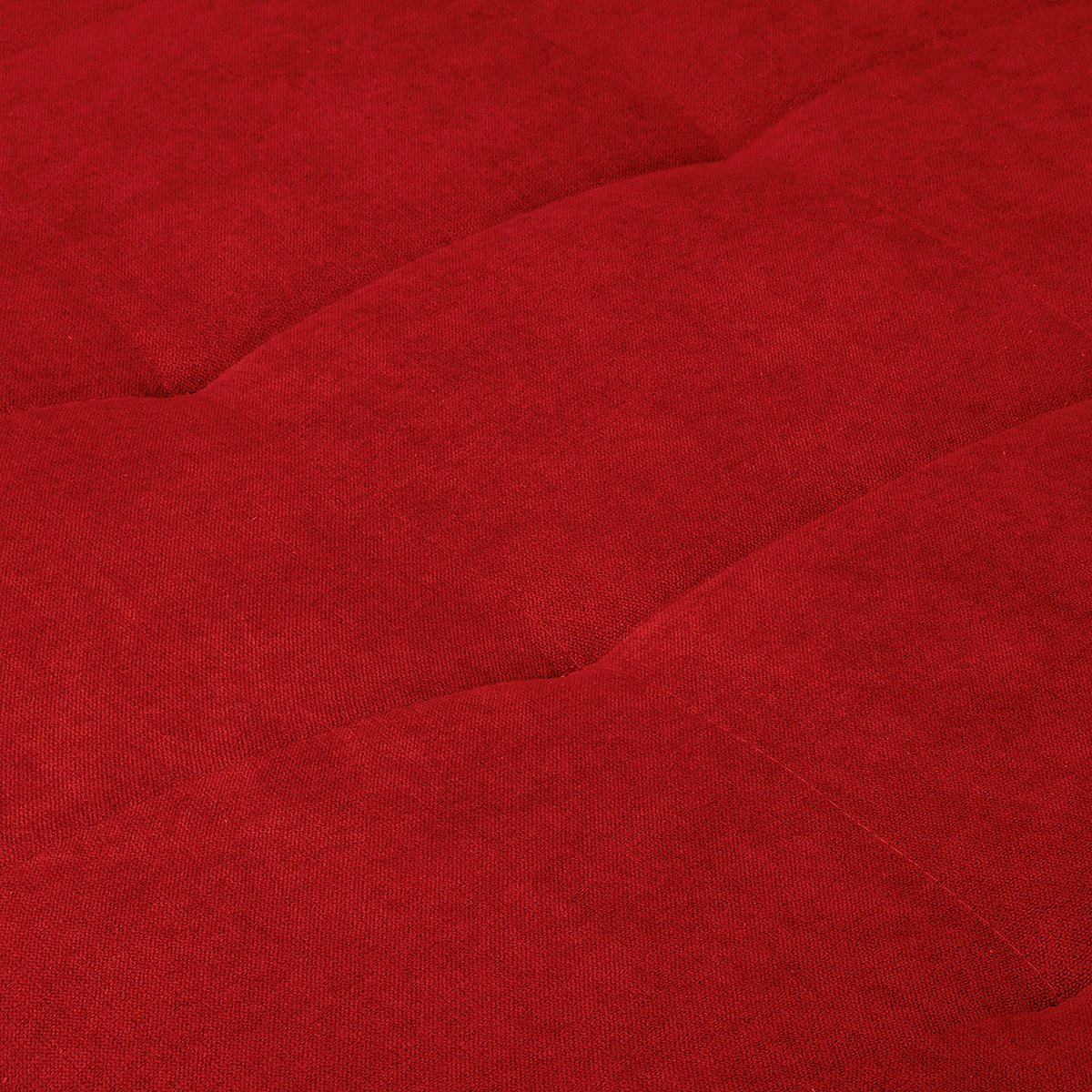 ECKSOFA inkl. Hocker Ariella in Mikrofaser Rot  161/231 cm  - Rot/Naturfarben, Design, Holz/Textil (161/231cm) - Livetastic