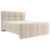 BOXBETT 180/200 cm  in Beige  - Chromfarben/Beige, Modern, Holz/Holzwerkstoff (180/200cm) - Esposa