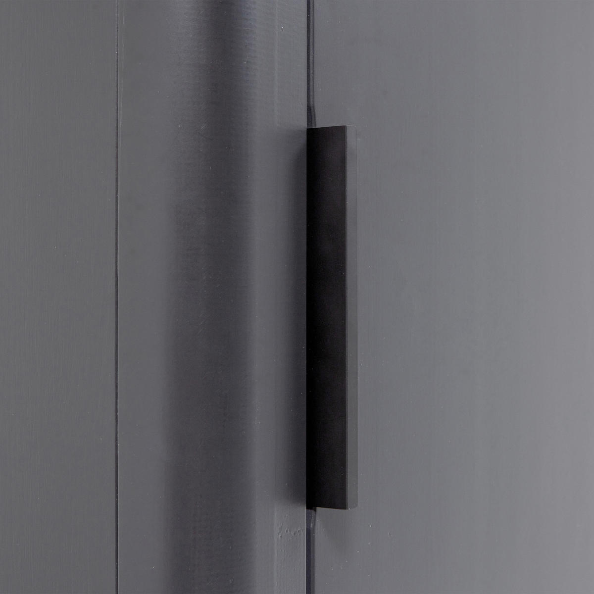 MEHRZWECKSCHRANK 45/217/39 cm  in Schwarz  - Schwarz, Design, Holz (45/217/39cm) - Livetastic