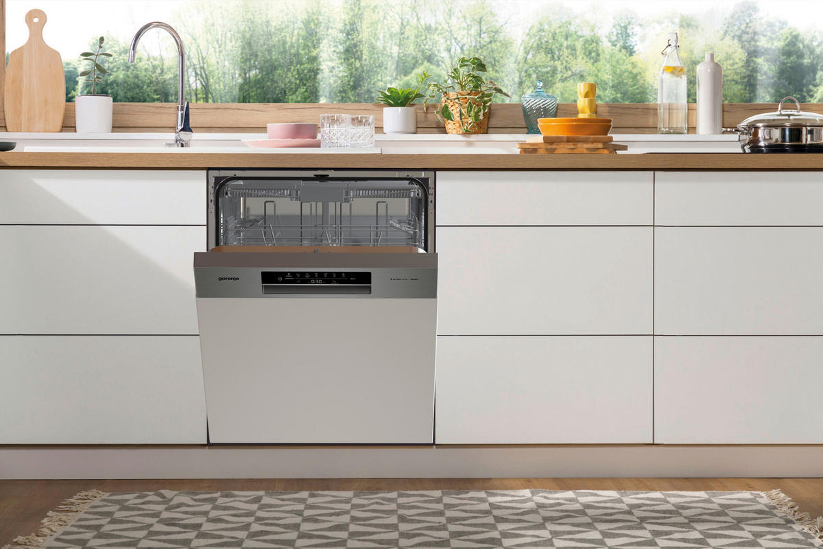 GESCHIRRSPÜLER GI643D90X  - Edelstahlfarben, Basics, Kunststoff/Metall (59,8/81,5/55,5cm) - Gorenje