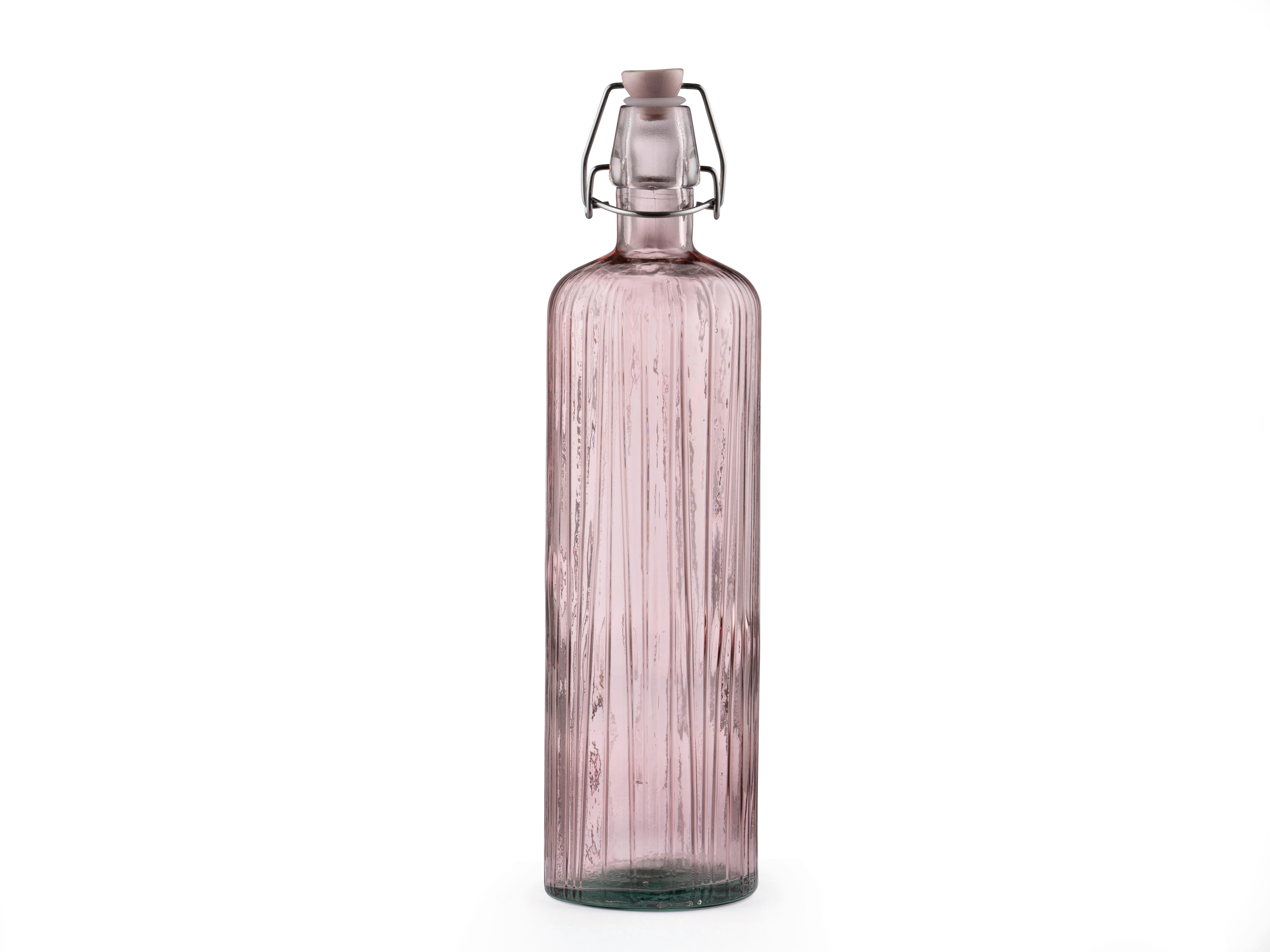 WASSERKARAFFE 1,2 L    - Pink, Basics, Glas/Keramik (32,50cm) - Bitz