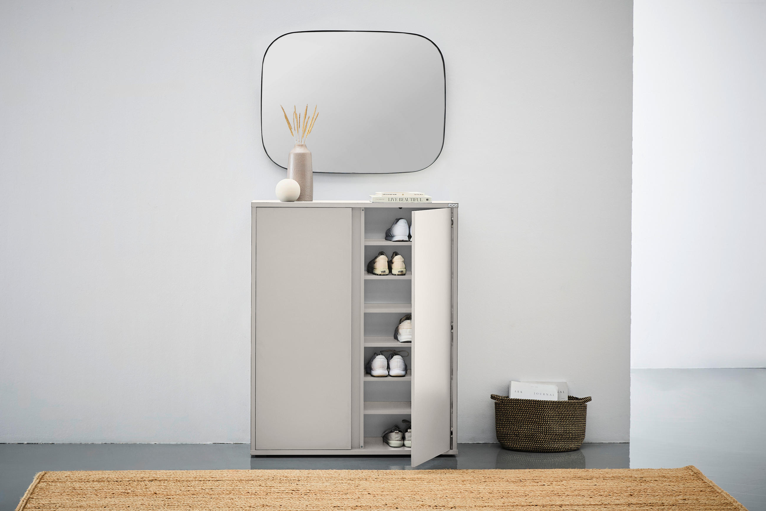 SCHUHSCHRANK Kaschmir  - Kaschmir, KONVENTIONELL, Holzwerkstoff/Kunststoff (97,5/120/34cm) - Xora