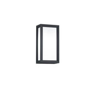 AUßENWANDLEUCHTE Timok 15,5/10,5/29,8 cm   - Anthrazit, Design, Naturmaterialien/Kunststoff (15,5/10,5/29,8cm) - Trio Leuchten