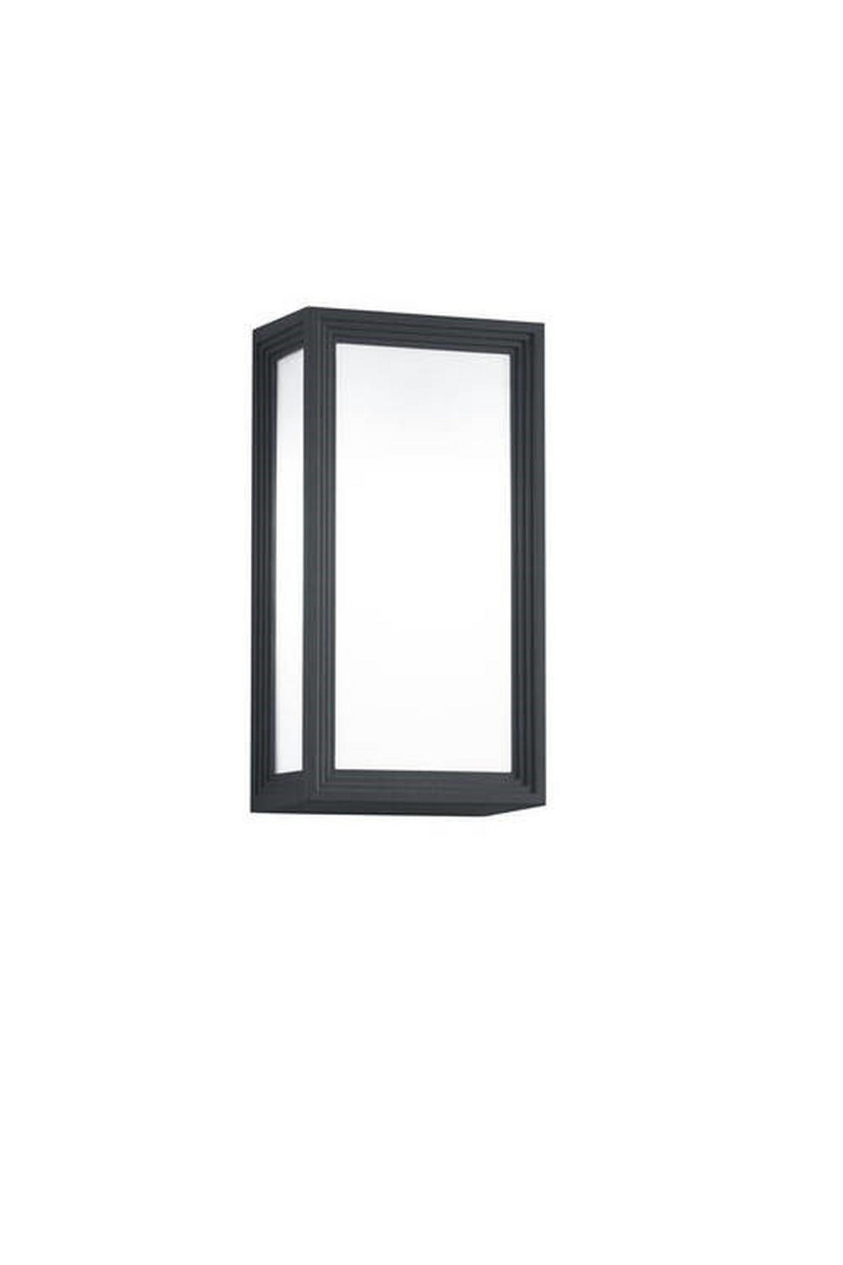 AUßENWANDLEUCHTE Timok 15,5/10,5/29,8 cm   - Anthrazit, Design, Naturmaterialien/Kunststoff (15,5/10,5/29,8cm) - Trio Leuchten