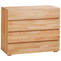 KOMMODE  in 90/75/40 cm  - Buchefarben, Design, Holz (90/75/40cm) - Hasena