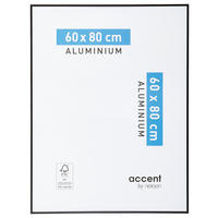 BILDERRAHMEN 60/80 cm  - Schwarz, Basics, Glas/Metall (60/80cm) - Nielsen
