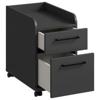 ROLLCONTAINER 32,6/54,3/60 cm  - Anthrazit/Graphitfarben, Design, Holzwerkstoff/Kunststoff (32,6/54,3/60cm) - Cantus