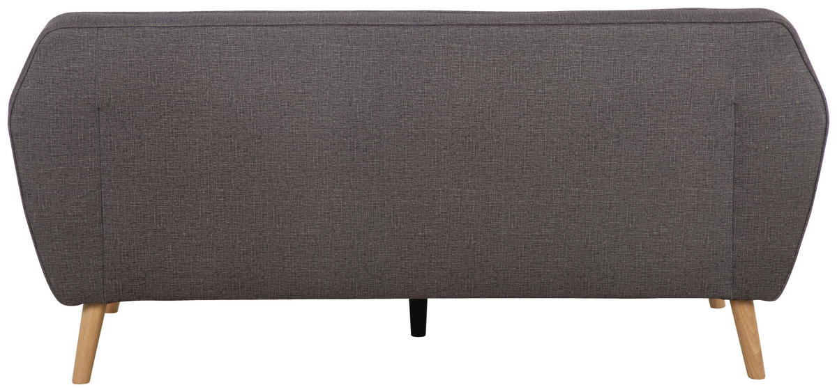 SEDACIA ZOSTAVA, textil, tmavosivá - prírodná farba/tmavosivá, Modern, drevo/textil (178.5/83/79cm) - P & B