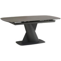 ESSTISCH in Metall, Glas, Keramik  - Anthrazit/Schwarz, LIFESTYLE, Glas/Keramik (180-230/76/95cm) - Livetastic