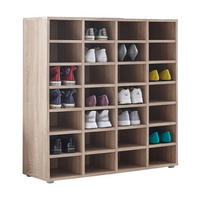 HYLLA i 92/96/33 cm Sonoma ek  - Sonoma ek/silver, Basics, trämaterial/plast (92/96/33cm) - Best Price