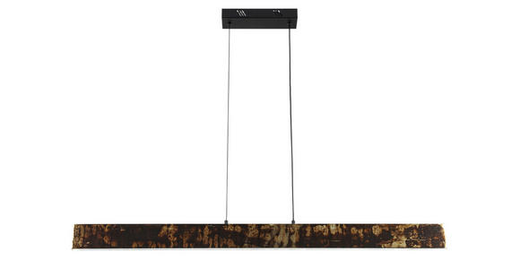 LED-HÄNGELEUCHTE Oxira 110/7/120 cm  - Multicolor/Schwarz, Design, Kunststoff/Metall (110/7/120cm) - Dieter Knoll