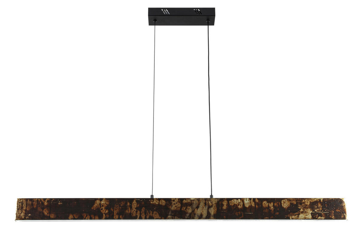 LED-HÄNGELEUCHTE Oxira 110/7/120 cm  - Multicolor/Schwarz, Design, Kunststoff/Metall (110/7/120cm) - Dieter Knoll