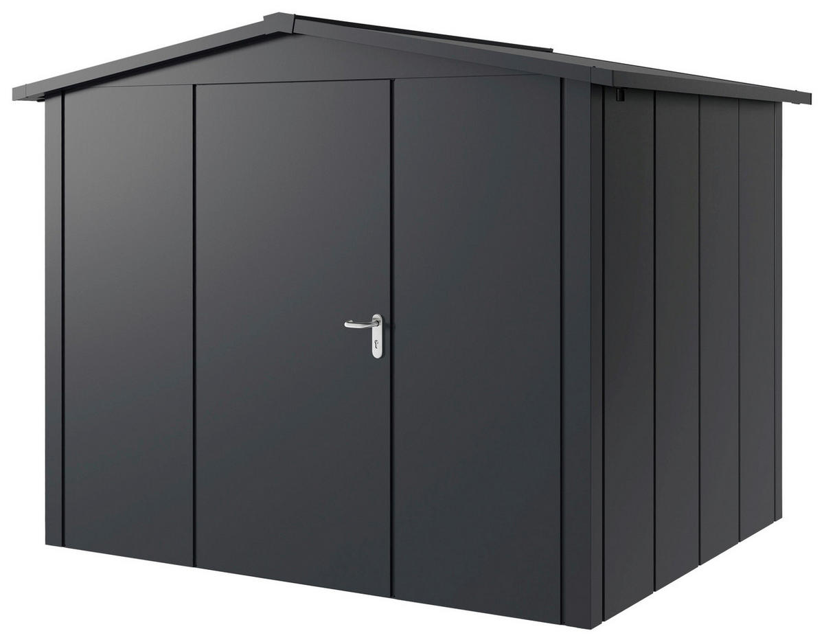 GERÄTEHAUS 285/227/229 cm  - Anthrazit, Basics, Metall (285/227/229cm)