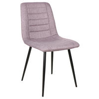 STOLICA - ljubičasta/crna, Dizajnerski, metal/tekstil (45/86/55cm) - Xora