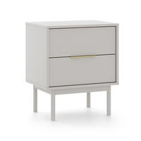 NACHTSCHRANK 54/63/39 cm  - Kaschmir/Goldfarben, Design, Holz/Holzwerkstoff (54/63/39cm) - Boxxx