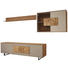 WOHNWAND in Eichefarben, Fango - Fango/Eichefarben, Natur, Glas/Holz (310/181/49cm) - Valnatura WOHNWAND in Eichefarben, Fango - Fango/Eichefarben, Natur, Glas/Holz (310/181/49cm) - Valnatura