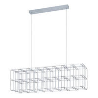 LED SVJETILJKA VISEĆA    107,50/29,50/150 cm     - boje kroma, Design, metal (107,50/29,50/150cm)