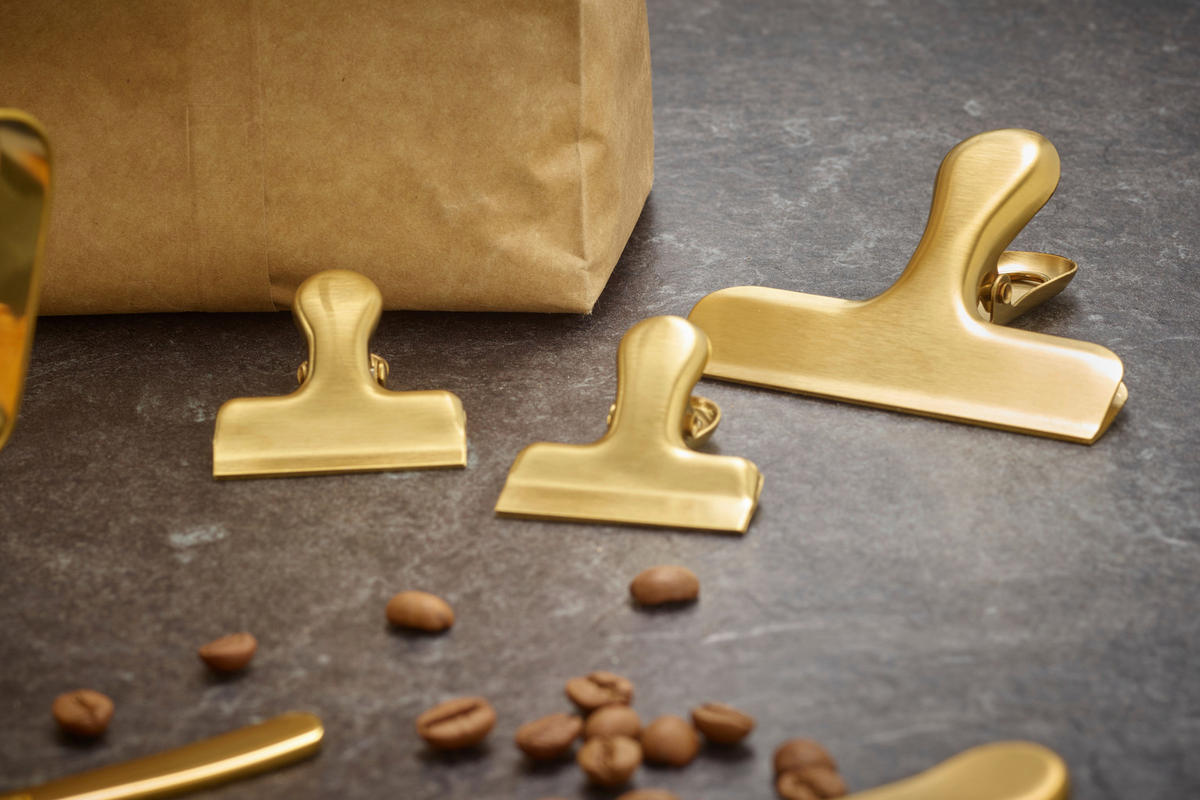 KAFFEESET 23-teilig  - Goldfarben, Design, Metall (10,5cm) - Echtwerk