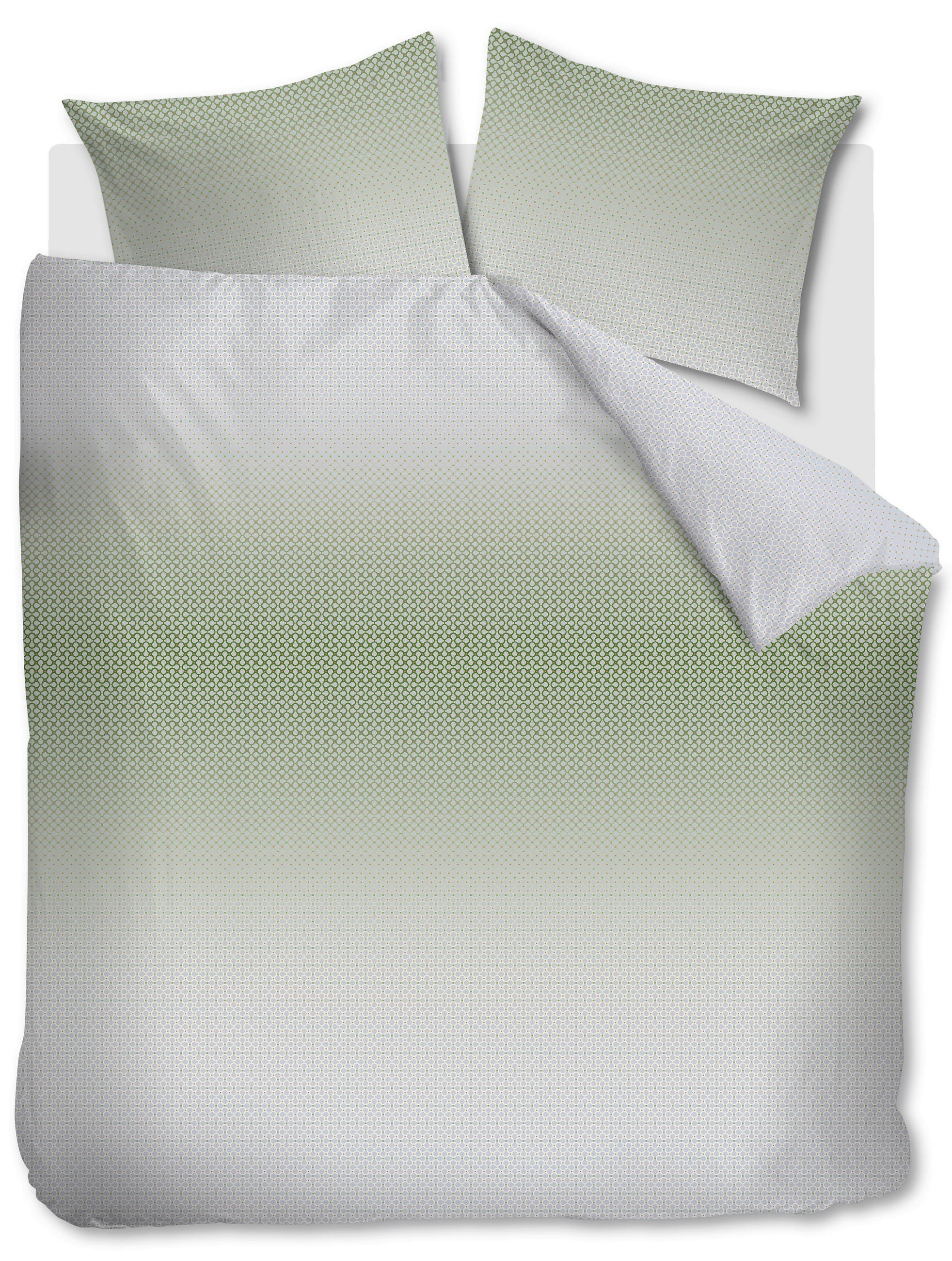 Lenjerie De Pat 200/220 cm  - verde, Basics, textil (200/220cm)