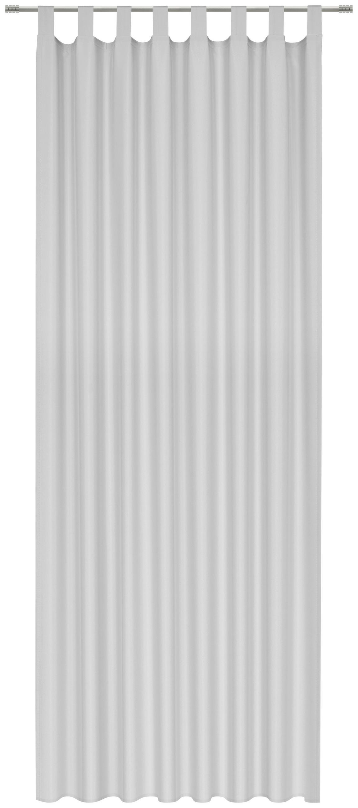 VONKAJŠÍ ZÁVES, nepriehľadné, 140/300 cm - svetlosivá, Basics, textil (140/300cm) - Esposa