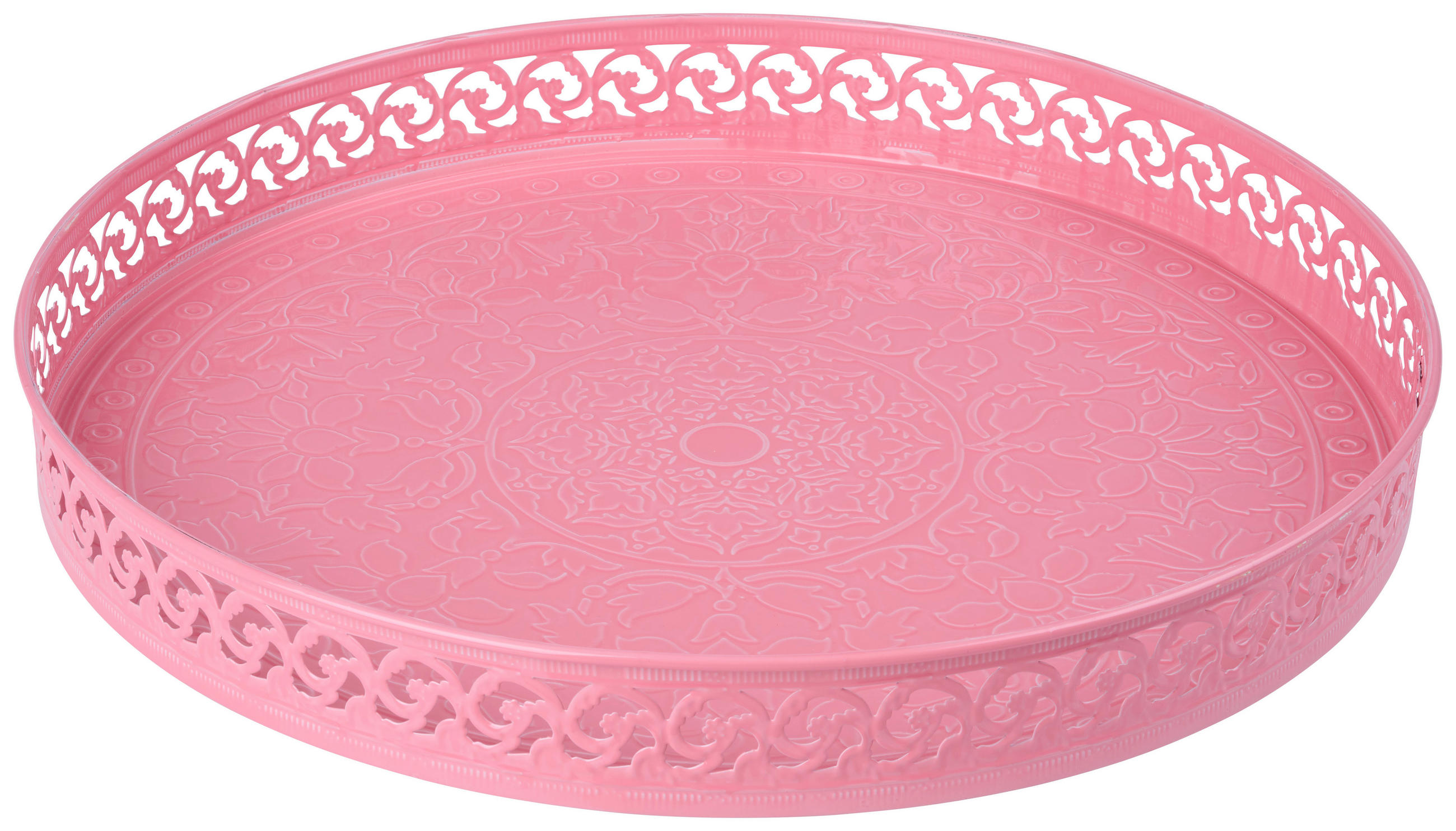 SERVIERTABLETT 39/4 cm    - Pink, Trend, Metall (39/4cm) - Ambia Home