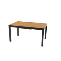 GARTENTISCH 150/90/75 cm  - Graphitfarben/Naturfarben, KONVENTIONELL, Kunststoff/Metall (150/90/75cm) - Gardenson