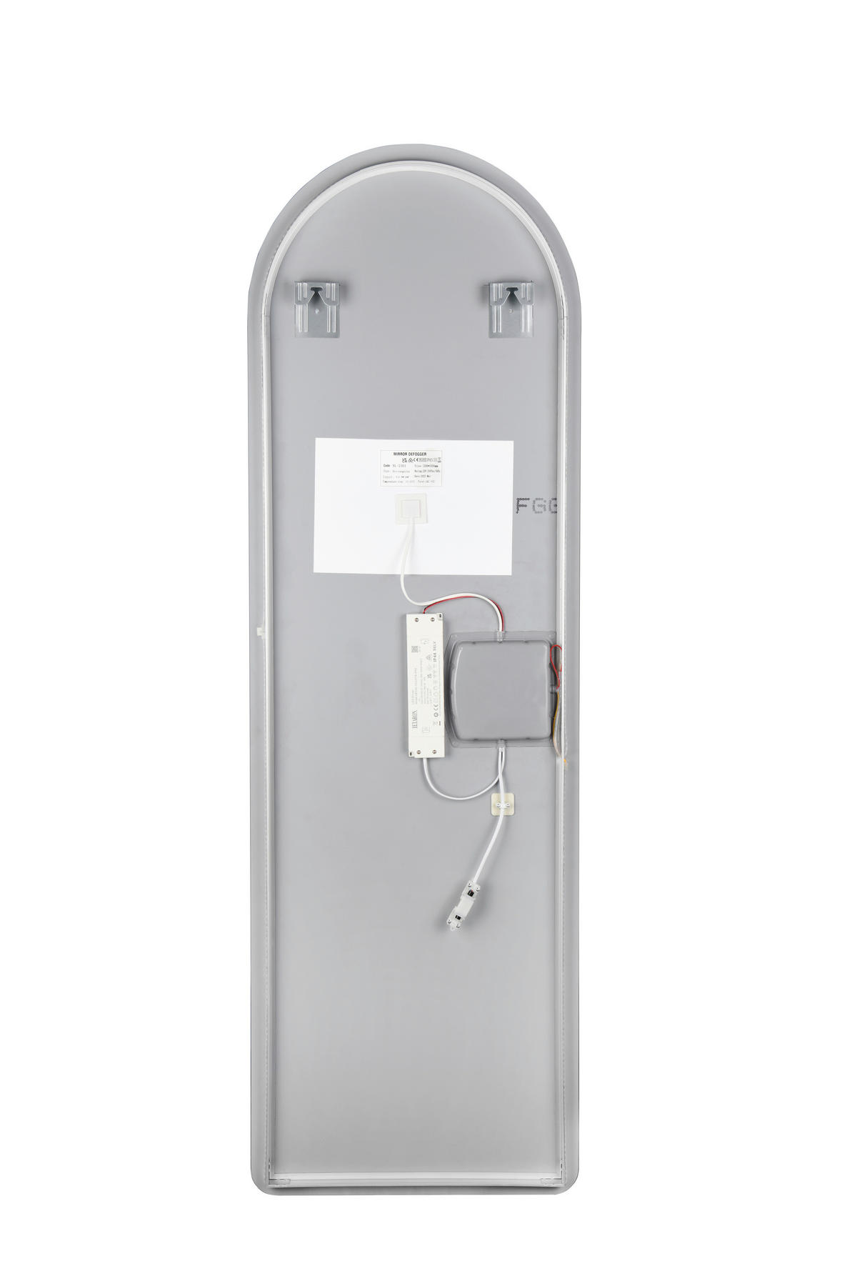 BADEZIMMERSPIEGEL 50/160/3 cm  - Silberfarben, MODERN, Glas (50/160/3cm)