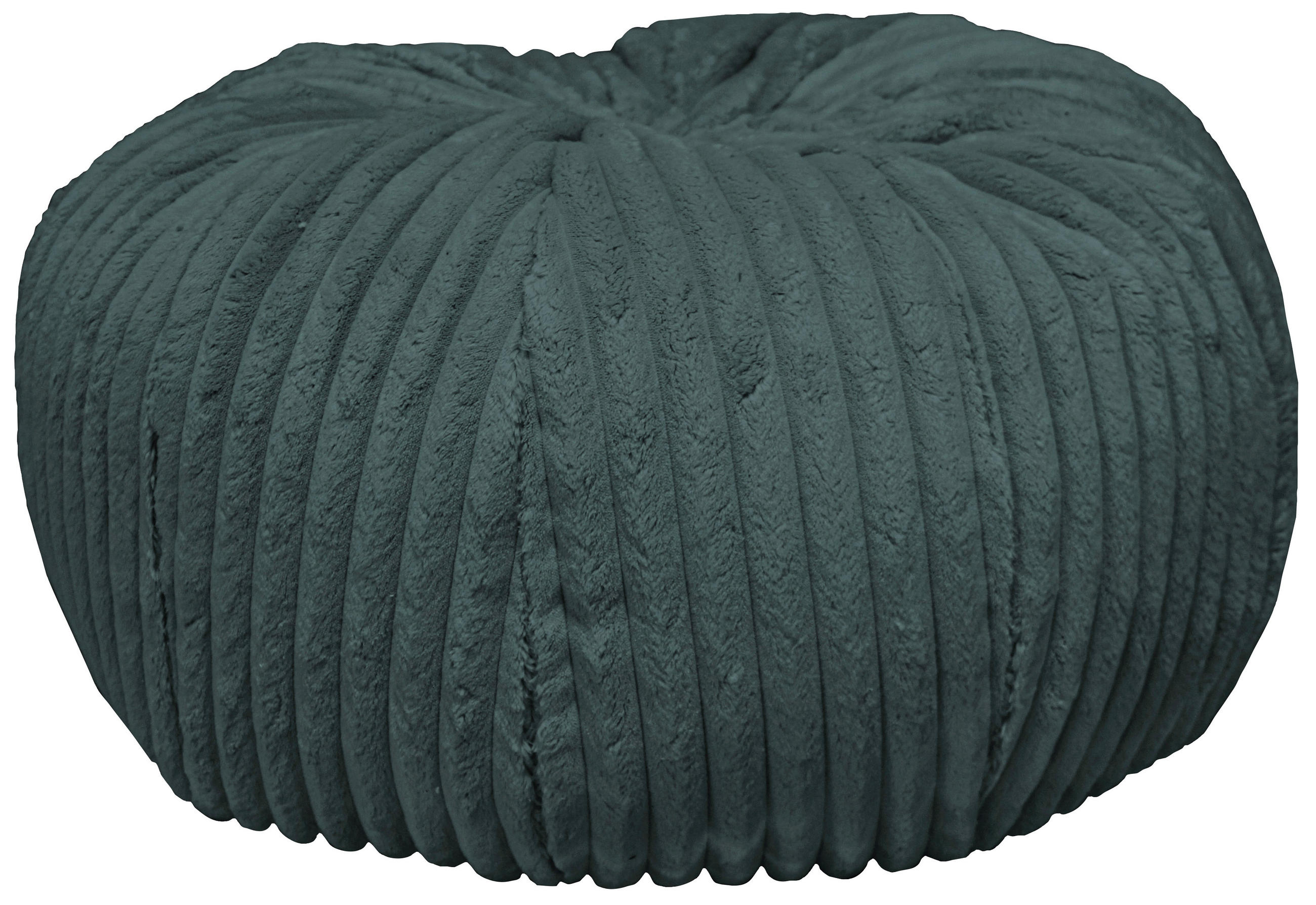 POUF Cord 60/30/60 cm  - Dunkelgrau, Design, Textil (60/30/60cm) - Carryhome