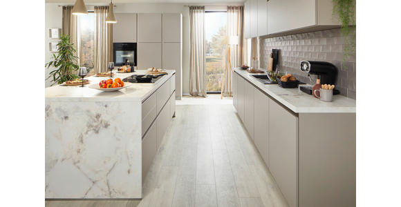 EINBAUKÜCHE   - Cappuccino, Design, Holzwerkstoff - Dieter Knoll