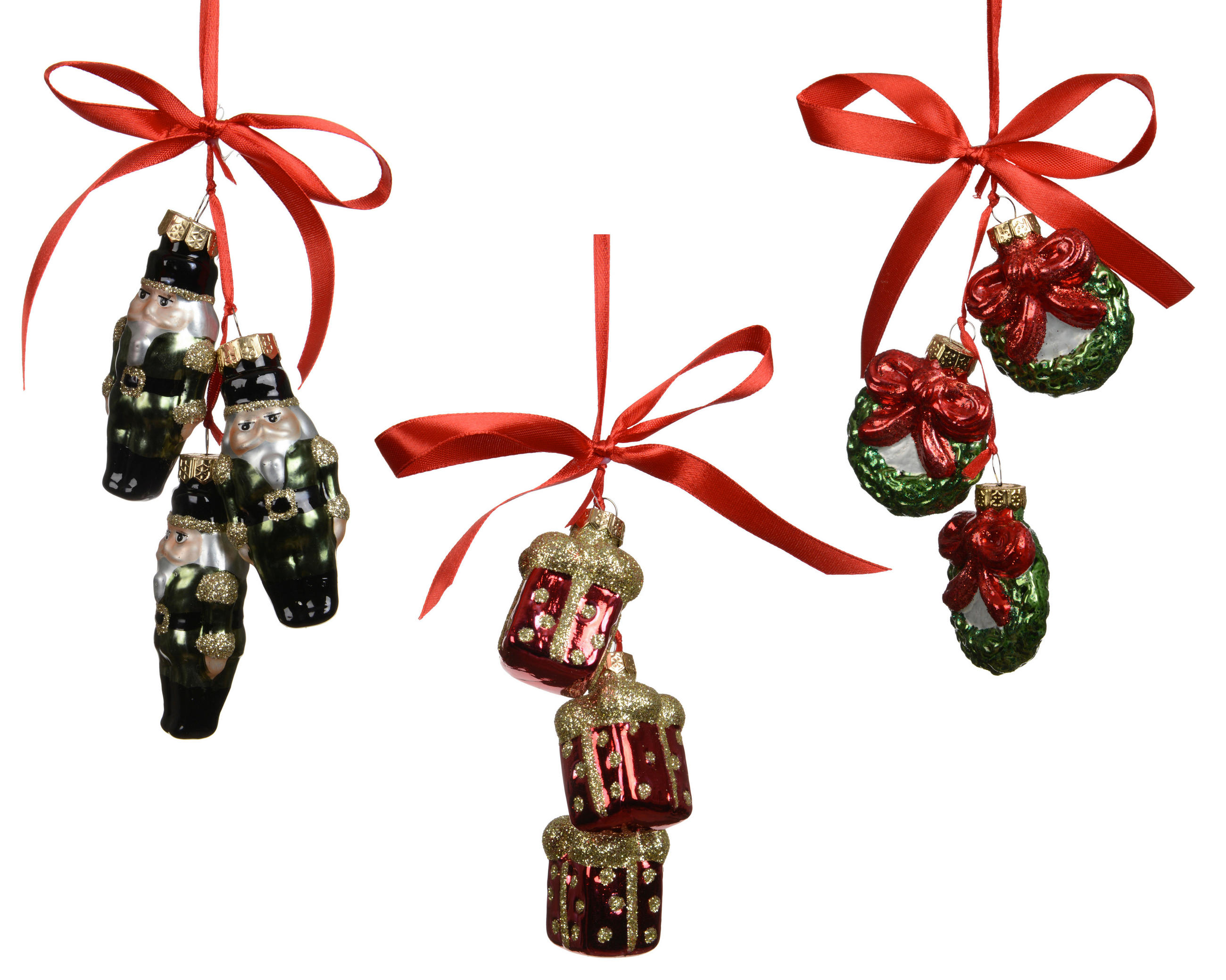 CHRISTBAUMKUGEL  - Multicolor, LIFESTYLE, Glas (3/2.4/6.9cm)