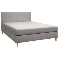 BOXBETT 140/200 cm  in Hellgrau  - Hellgrau, KONVENTIONELL, Holz/Textil (140/200cm) - Boxxx