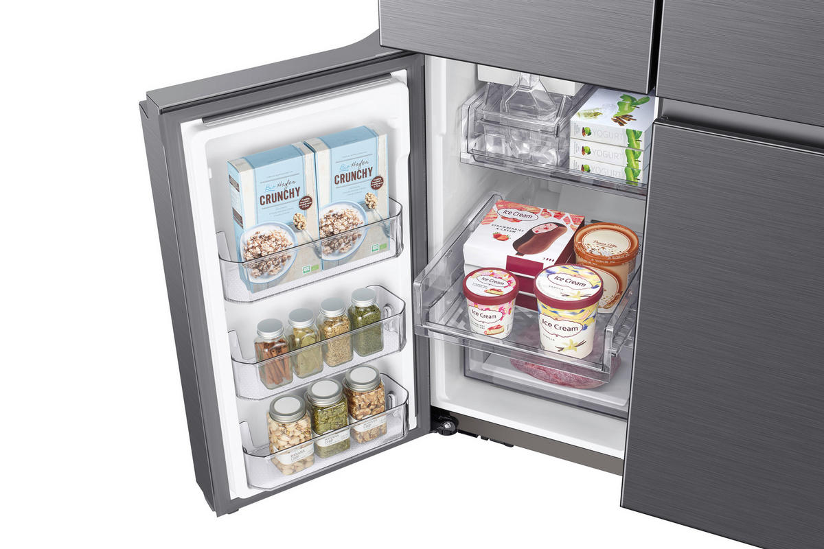 FRENCH-DOOR RF59C700ES9/EG  - Silberfarben, Basics, Glas/Kunststoff (91,2/183/72,3cm) - Samsung