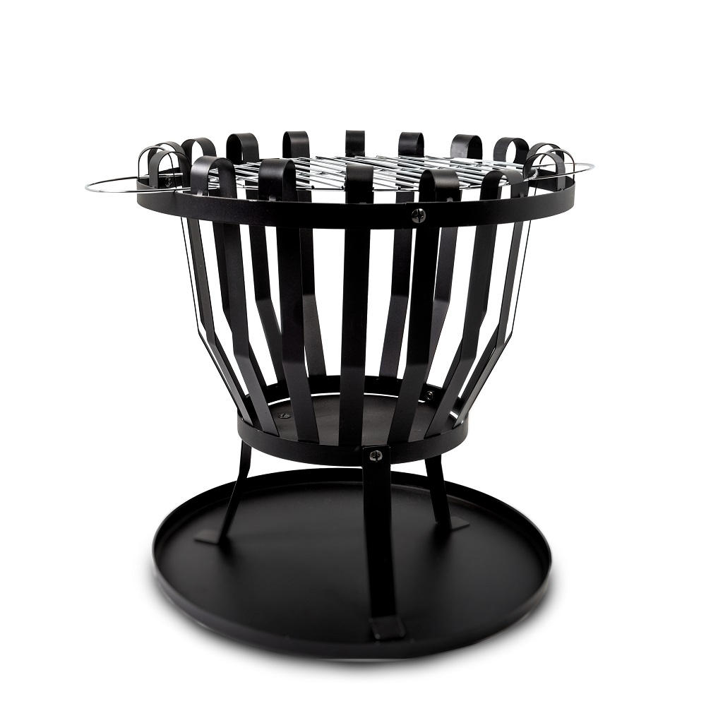 FEUERKORB  - Schwarz, Basics, Metall - Ambia Garden