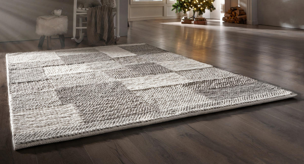 HANDWEBETEPPICH Nordic 160/230 cm Nordic  - Beige/Naturfarben, Lifestyle, Textil (160/230cm) - Linea Natura