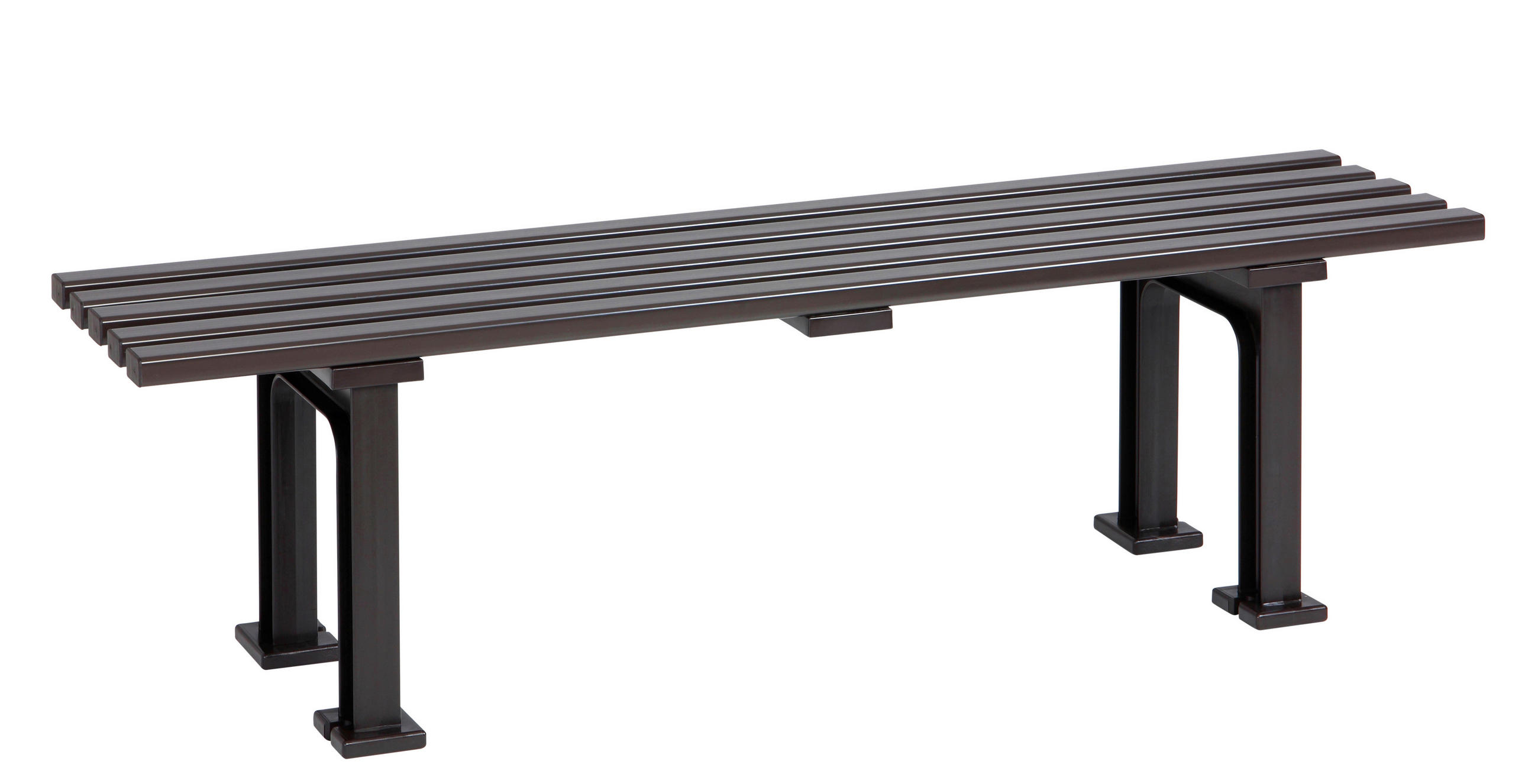 GARTENBANK 150/42/37 cm   - Braun, Basics, Kunststoff (150/42/37cm) - Modante