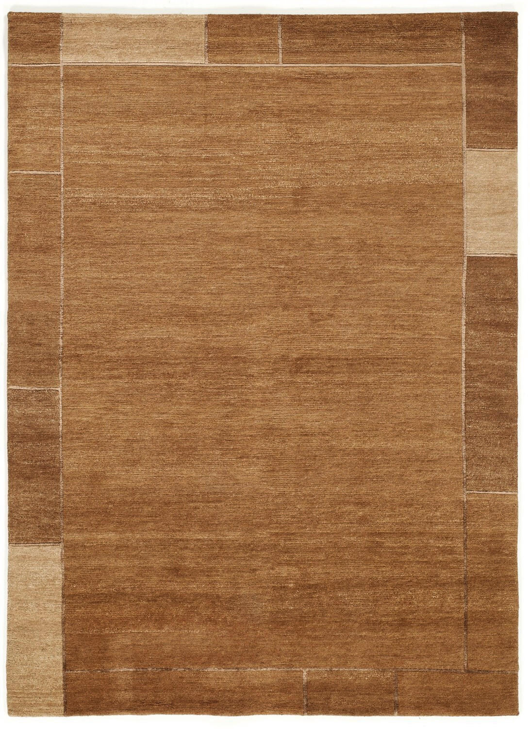 WOLLTEPPICH 90/160 cm Braun  - Braun, Basics, Textil (90/160cm) - Cazaris
