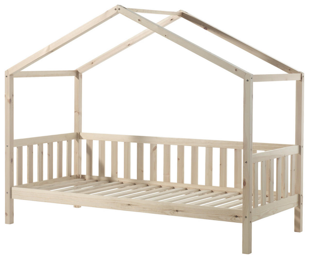 HAUSBETT Lattenrost 90/200 cm  in Naturfarben  - Naturfarben/Kieferfarben, MODERN, Holz (90/200cm) - MID.YOU