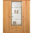 HIGHBOARD Kernbuche furniert, massiv lackiert Buchefarben - Buchefarben/Schwarz, KONVENTIONELL, Glas/Holz (150/184,4/39,1cm) - Invivus