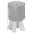 HOCKER in Holz, Leder Braun, Naturfarben, Weiß - Naturfarben/Braun, LIFESTYLE, Leder/Holz (32/50cm) - Landscape HOCKER in Holz, Leder Braun, Naturfarben, Weiß - Naturfarben/Braun, LIFESTYLE, Leder/Holz (32/50cm) - Landscape