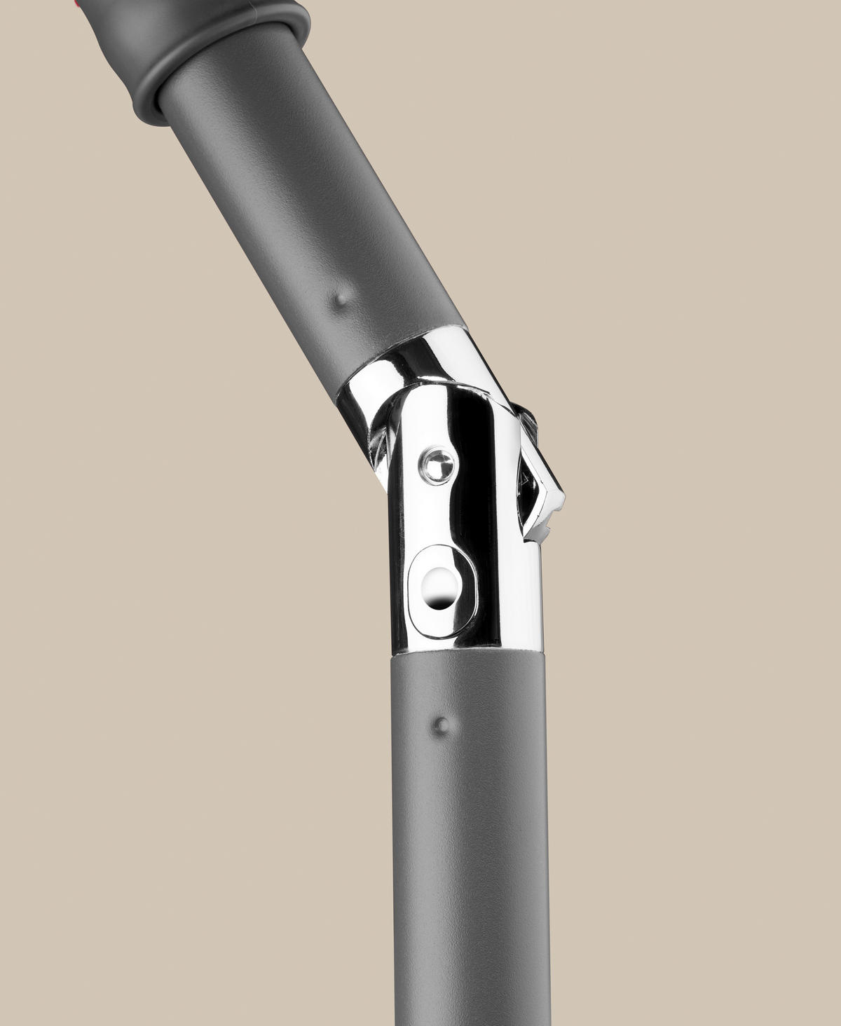 SONNENSCHIRM 240 cm Naturfarben  - Anthrazit/Naturfarben, Basics, Textil/Metall (140/250/240cm) - Schneider