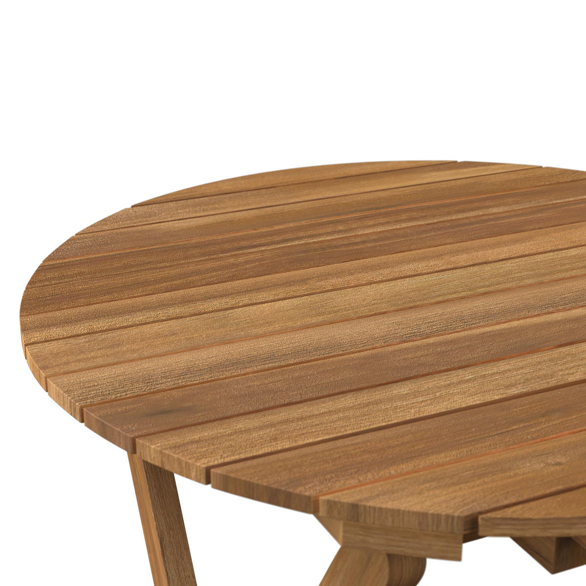 BALKONSET   - Akaziefarben, MODERN, Holz (57/57/74cm) - Ambia Garden