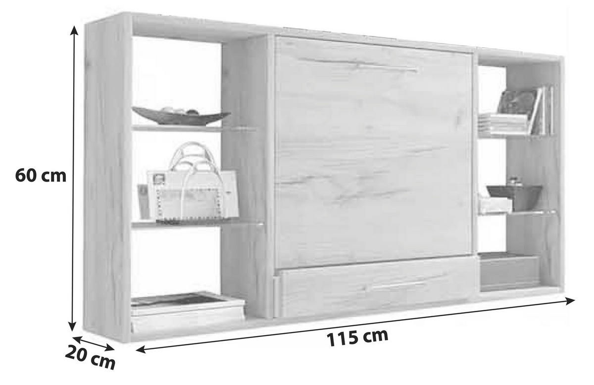 LAPTOPTISCH 115/20/60 cm  in Eichefarben, Honig  - Eichefarben/Honig, Basics, Holzwerkstoff (115/20/60cm) - MID.YOU