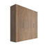 DREHTÜRENSCHRANK 4-türig Sonoma Eiche - Alufarben/Sonoma Eiche, KONVENTIONELL, Holzwerkstoff/Kunststoff (200/216/58cm) - Hom`in DREHTÜRENSCHRANK 4-türig Sonoma Eiche - Alufarben/Sonoma Eiche, KONVENTIONELL, Holzwerkstoff/Kunststoff (200/216/58cm) - Hom`in