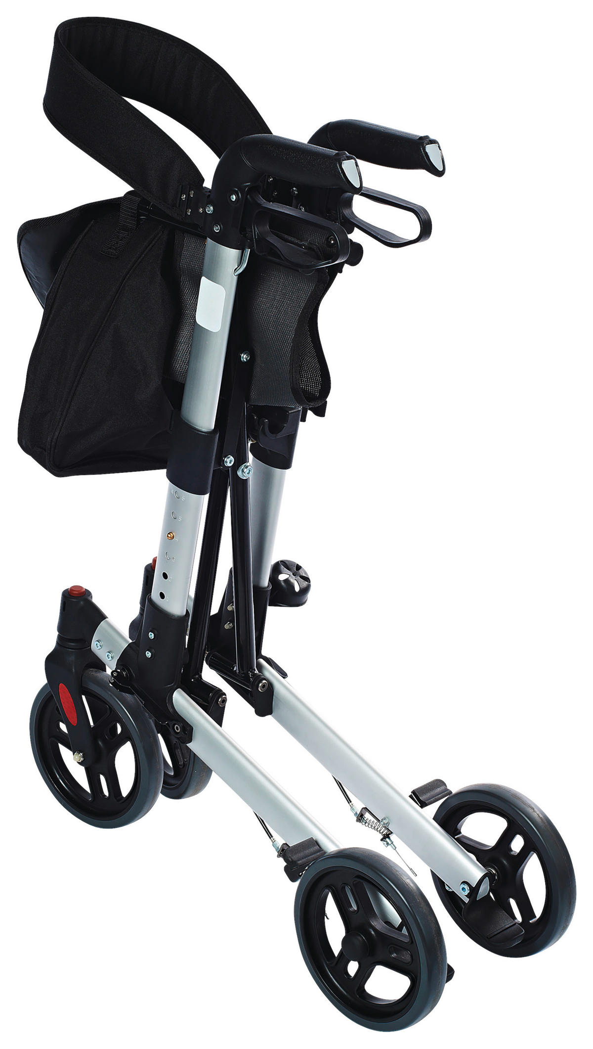 ROLLATOR  - Schwarz, Basics, Kunststoff/Metall (63/81-93,5/67cm)