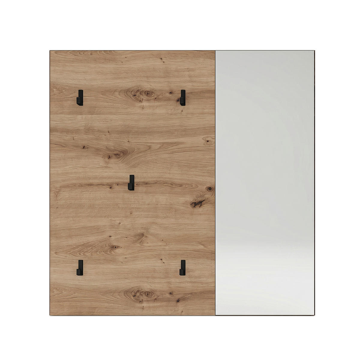 GARDEROBENPANEEL  in 80/80/6 cm  - Eiche Artisan, Design, Holzwerkstoff (80/80/6cm) - MID.YOU