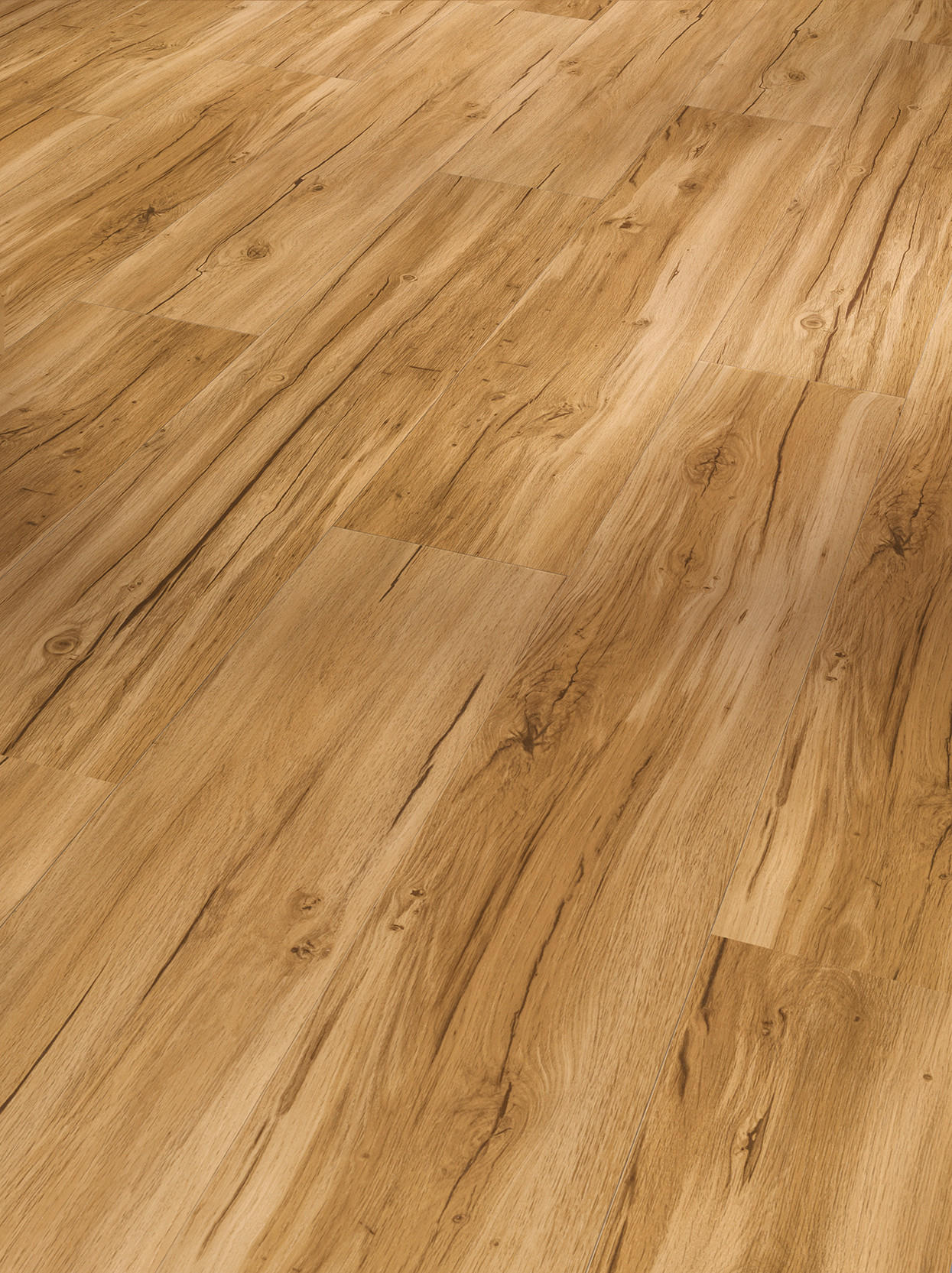 DESIGNBODEN  per  m² - Eichefarben/Braun, Basics, Holzwerkstoff/Kunststoff (120,7/21,6/0,94cm) - Parador