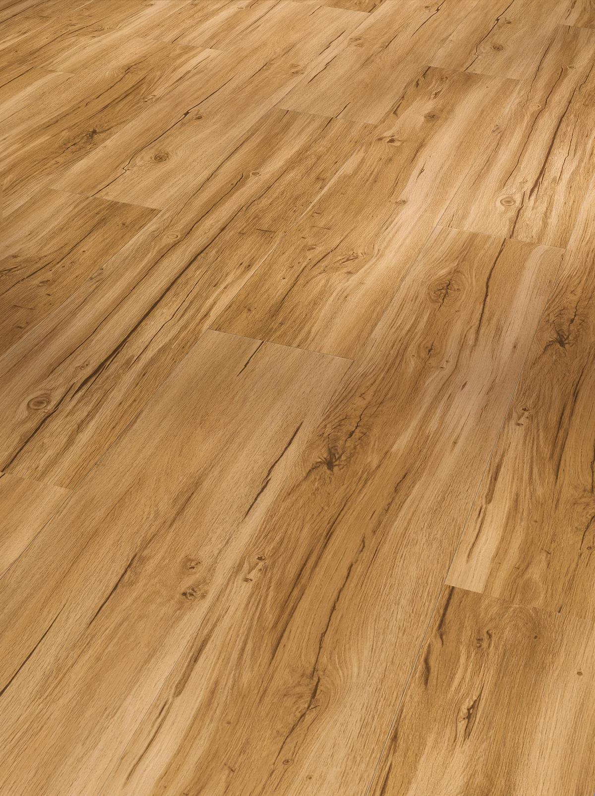 DESIGNBODEN  per  m² - Eichefarben/Braun, Basics, Holzwerkstoff/Kunststoff (120,7/21,6/0,94cm) - Parador