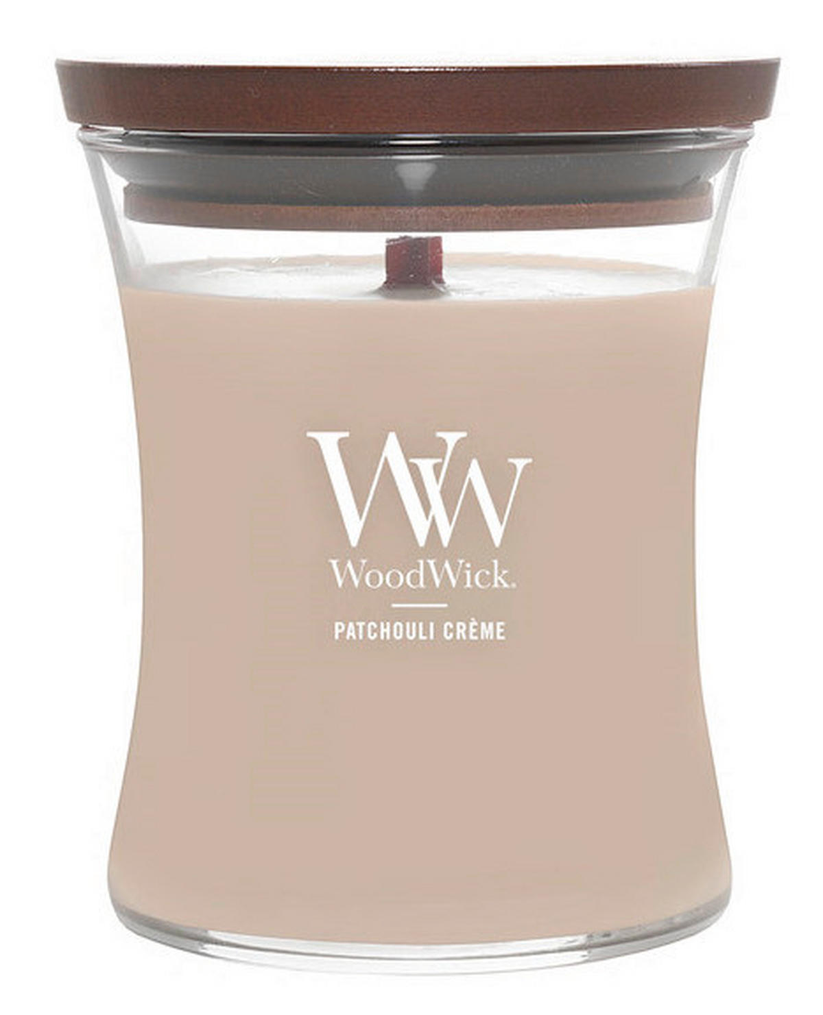 ILLATGYERTYA - áttetsző, Modern, üveg/paraffin (11/10/10cm) - WoodWick