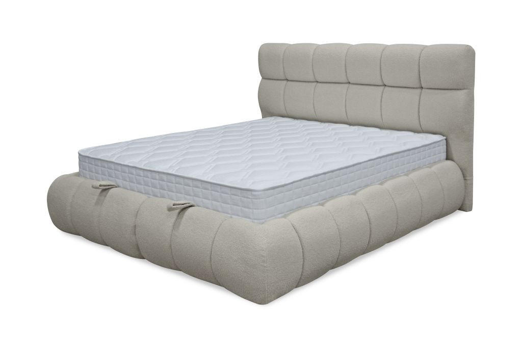 BOX KREVET     bijela  - bijela/crna, Moderno, drvni materijal/metal (180/200cm) - Carryhome