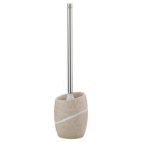WC-BÜRSTENGARNITUR - Edelstahlfarben/Beige, Basics, Kunststoff (11/45cm) - Kela